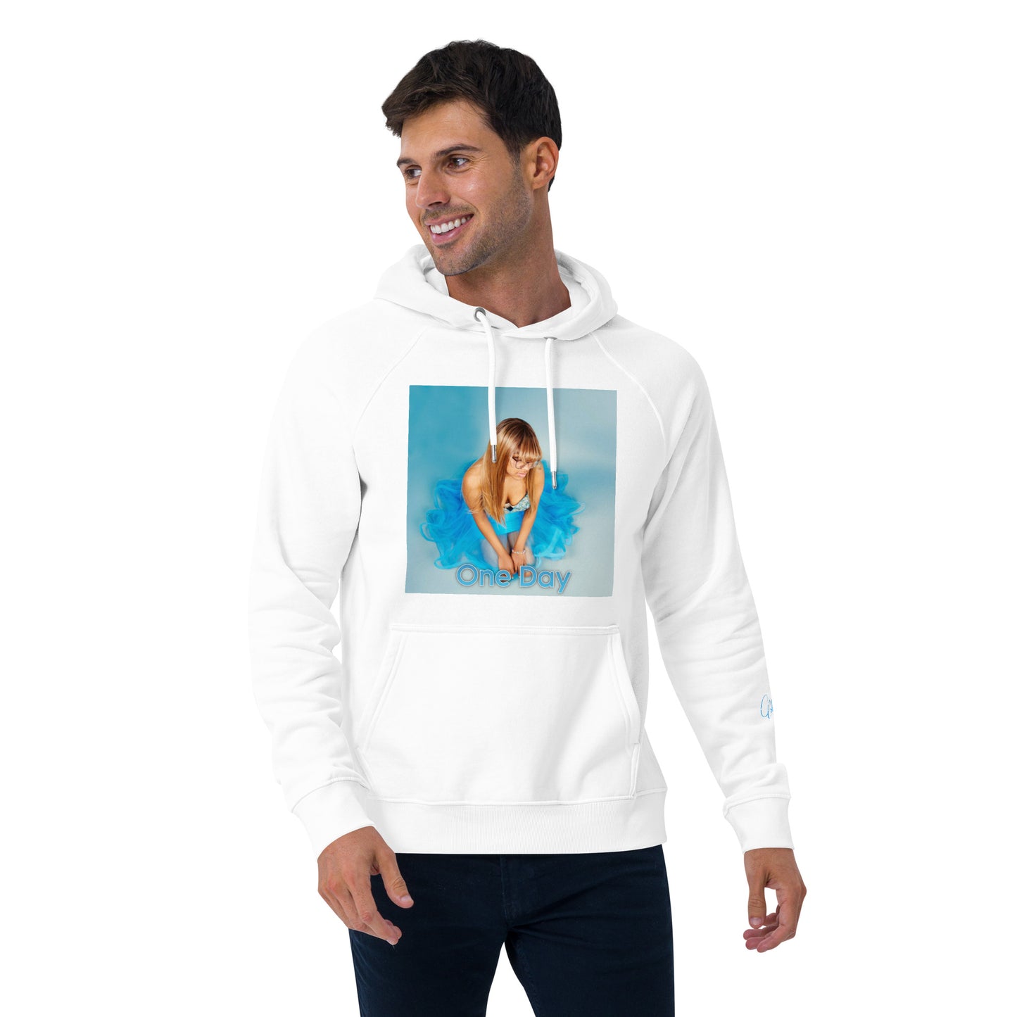 Unisex eco raglan hoodie